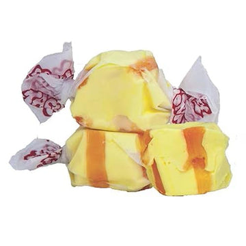 Banana Salt Water Taffy - Individually Wrapped Assorted Flavors - Old Fashion Saltwater Taffy Candy Bulk, By Queen City Candy Ca