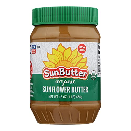SUNBUTTER, SUNBUTTER, CREAMY, Pack of 6, Size 16 OZ - No Artificial Ingredients Gluten Free