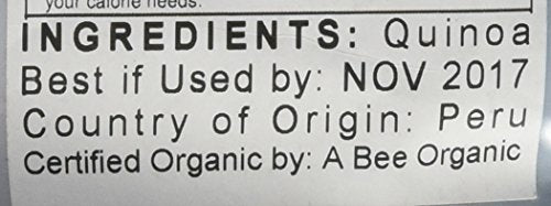 Food to Live - Organic Red Quinoa, 5 Pounds Non-GMO, Whole Grain, Kosher, Vegan, Sirtfood, Bulk. Rich in Essential Amino Acids,