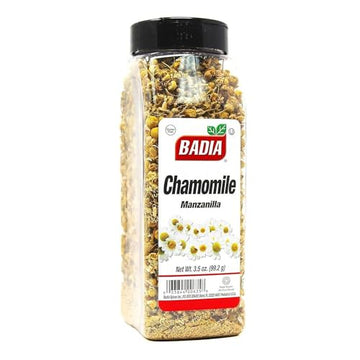Badia Chamomile Flower Loose Dried Tea, 3.5 oz Bottle - Kosher Herbal Infusion for Relaxation and Wellness