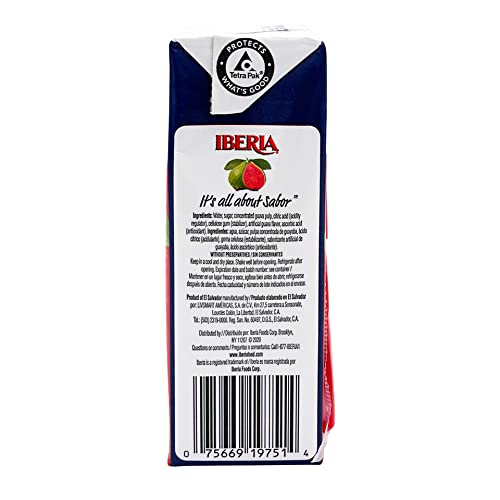 Iberia Guava Nectar, 6.8 Fl Oz (Pack Of 24)