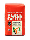 Peace Coffee Tree Hugger Signature Blend, Dark Roast (Nicaragua, Guatemala And Honduras Origins) Organic Fair Trade Coffee, Whole Bean 20Oz. Bag