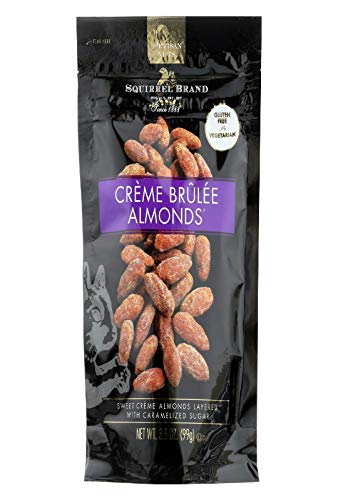 SQUIRREL BRAND Cr  me Brulee Almonds, 3.5 OZ
