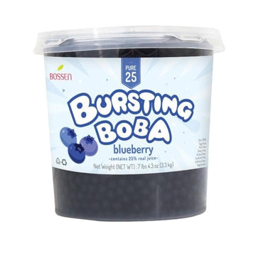 Bossen Bursting Boba Pure25 (Blueberry, 7.04 Pound (Pack Of 1))