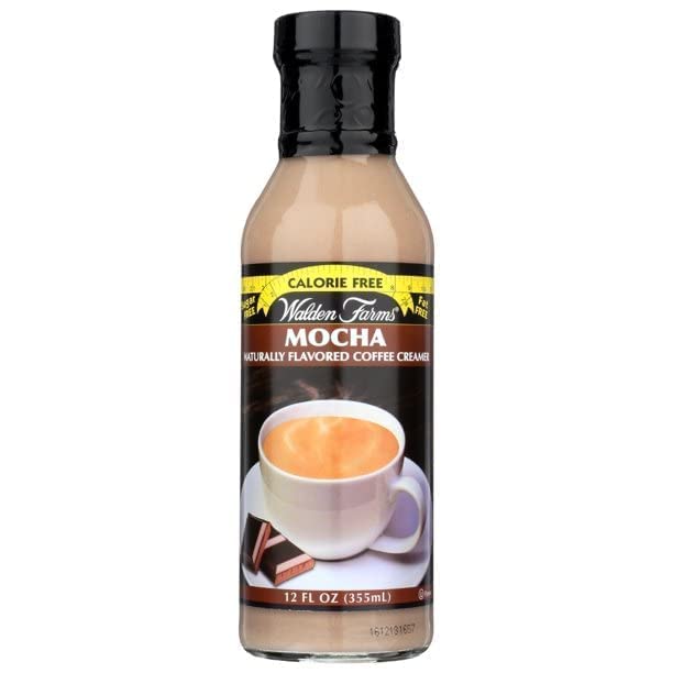 Walden Farms Calorie-Free Mocha Coffee Creamer, 12 Ounce (Pack Of 6)