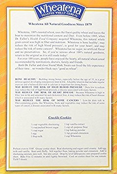 Wheatena Toasted Wheat Cereal, 20oz (Pack of 2) - Healthy Whole Grain Breakfast Option