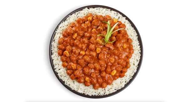 Tasty Bite Butter Chickpea & Vegetables, 10 Ounce, Pack of 6, Ready to Eat, Microwavable Entree, Vegetarian