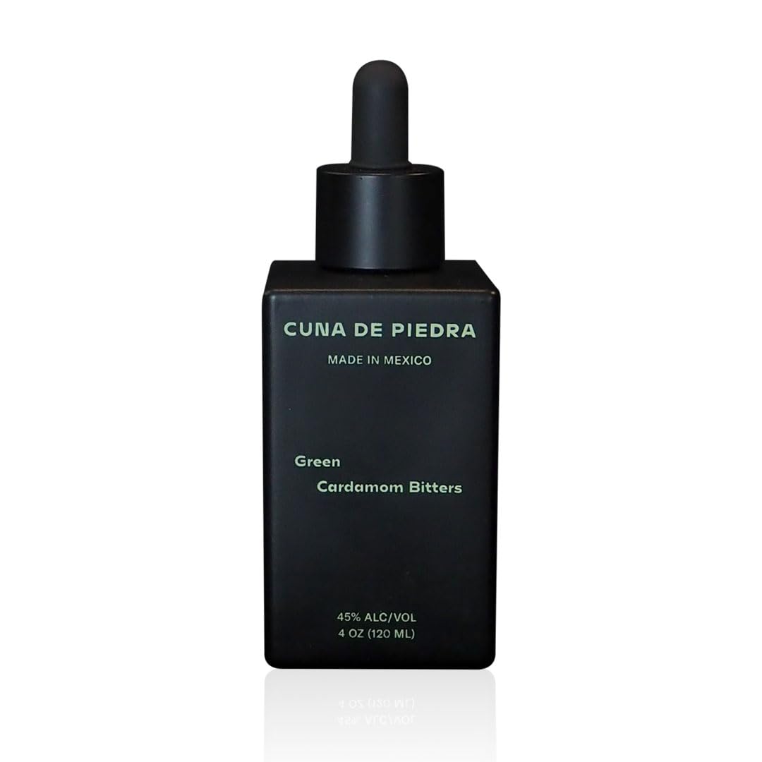 Cuna de Piedra Green Cardamom Bitters | Small Batch, Sustainably Sourced | 1 x 120ml Bottle with Dropper