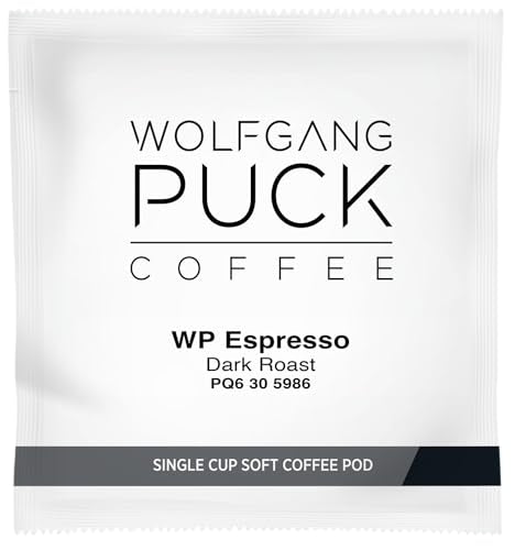 Wolfgang Puck Coffee Soft Pods, Espresso Blend, 18 Count (Pack Of 1)