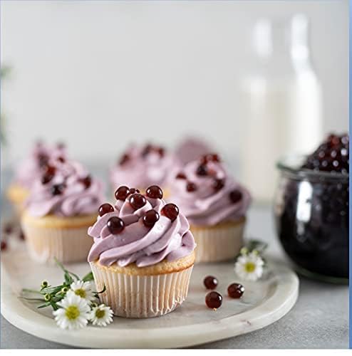 Brexonic Boba Pearls, Blueberry Popping Bursting Boba, Tapioca Pearls For Bubble Tea (Blueberry, 1 Lb 1 Pack)