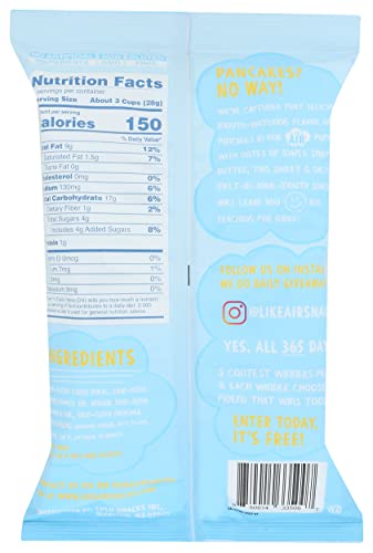 Like Air Puffcorn, Pancake, Kosher, Gluten Free & Non-GMO, 4 Ounce (Pack of 12)