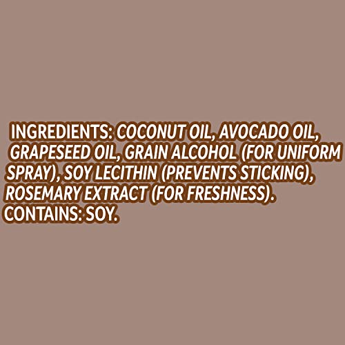 PAM Spray Pump Coconut Oil Cooking Spray with Avocado Oil and Grapeseed Oil, Keto Friendly, 7 oz
