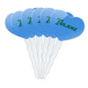 GRAPHICS & MORE Cupcake Toppers Set of 6, Acrylic, Tulane University Heart Design, One Size