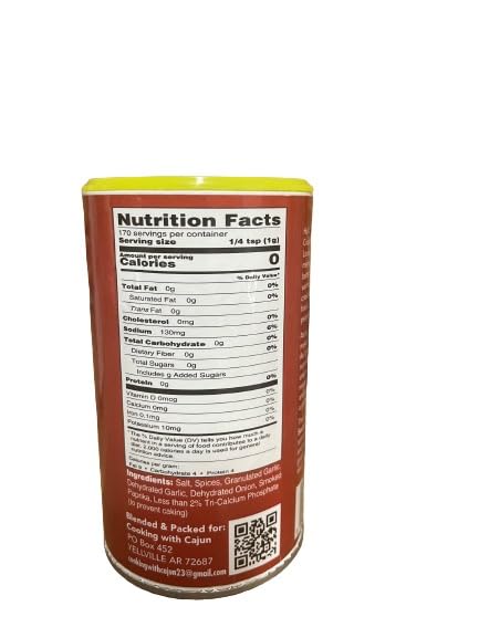 Cooking With Cajun - Spicy Voodoo Seasoning 6 Oz, Pack Of 1
