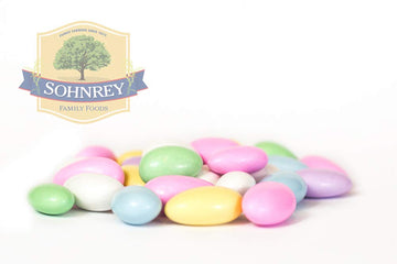 Jordan Almonds Wedding Holiday Party Favor Candies In Colorful Assorted Pastel Mix 12-Pack Of 4 Oz Bags By Sohnrey Family Foods