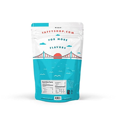 Taffy Shop San Francisco Salt Water Taffy - Small Batch Salt Water Taffies Made In The Usa - Super Soft, Sweet, Taffy Candy - Guaranteed Fresh - Gluten-Free, Soy-Free, Peanut-Free - 7Oz