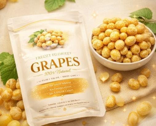 Freeze Dried Grapes, Healthy Snack