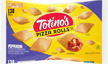 Totinos Pizza Rolls, Pepperoni Flavored, Frozen Snacks, 130 Rolls, 63.5 oz
