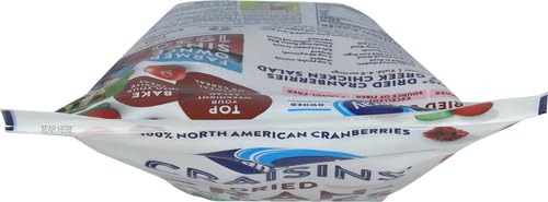 Ocean Spray Craisins Dried Cranberries, Reduced Sugar, 20 Ounce (Pack of 2)