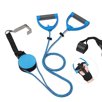 Fanwer Shoulder Pulley, Overhead Shoulder Pulley For Physical Therapy, Over The Door Exercise Pulley Device For Rotator Cuff Rec