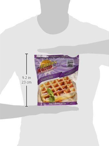 Golden Malted Gluten Free Waffle and Pancake Mix, 32 oz - Delicious, Easy-to-Make, Perfect for Breakfast, 2 lb Pack