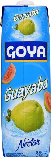 Goya Guava Nectar, 33.8 Fl Oz, Pack of 12, Refreshing Fruit Beverage, No Added Colorants