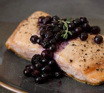 Fresh Frozen Wild Blue Huckleberries By Northwest Wild Foods - Healthy Antioxidant Fruit Diet - For Smoothies, Pies, Jams, Syrup