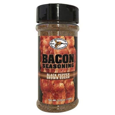 Hi Mountain Bacon Seasoning | BLACK PEPPER & BROWN SUGAR BLEND | Elevate Your Bacon | Season Your Bacon Before Cooking | Sweet,