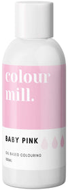 Colour Mill Oil-Based Food Coloring, 100 Milliliters Baby Pink