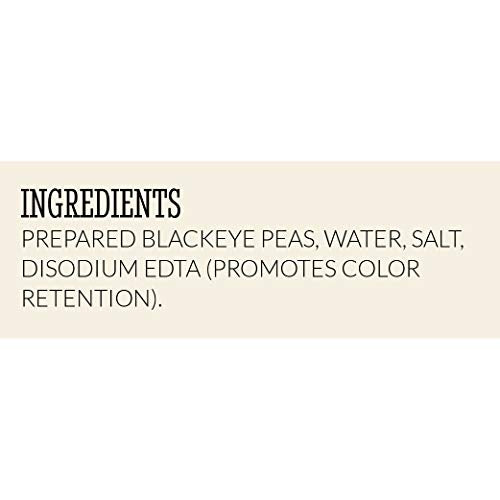 BUSH S BEST 15.8 oz Canned Blackeye Peas, Source of Plant Based Protein and Fiber, Low Fat, Gluten Free, (Pack of 12)
