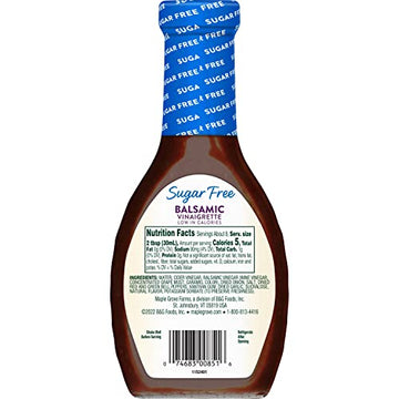 Maple Grove Farms Sugar Free Salad Dressing, Balsamic Vinaigrette, 8 Ounce (Pack Of 12)
