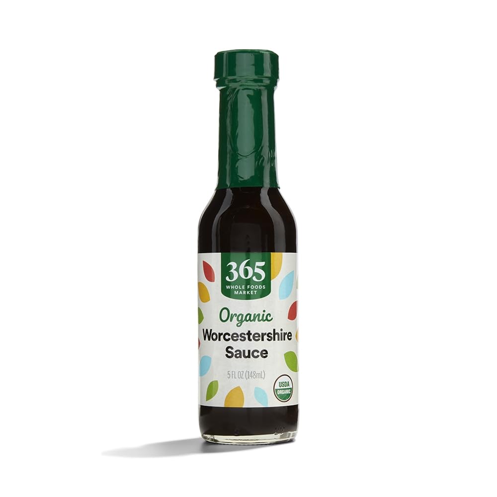 whole food plant based sauces 365 by Whole Foods Market, Sauce Worcestershire Organic, 5 fl oz