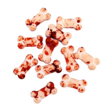 Halloween MINI HARD BLOODY Bones Candy- 2 Pounds