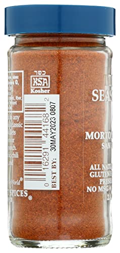 Morton & Bassett Taco Seasoning, Salt Free, No MSG, 2.4 Ounces (Pack of 3), Natural