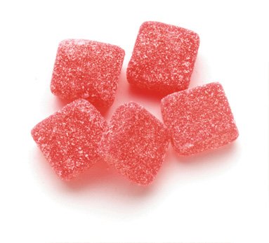 Sweet Candy Company Red Cinnamon Gummy Squares - Hot and Spicy Cinnamon Gummy Candy in Bulk, Gluten Free Gummies for Kids and Ad