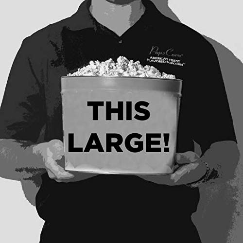 Pops Corn Gourmet Popcorn Gift Tin - Large 2 Gallon - Caramel, Cheese & Kettle Corn - Perfect Gift for Coworkers and Employees