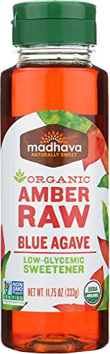 Madhava Honey Agave Nectar Amber Org