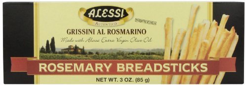 Alessi Breadsticks, Rosemary, 3Oz (Pack Of 1)