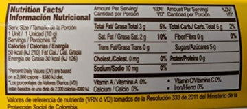 Nucitaa Colombina Nutty 18 Unit Pack 8.9 Oz (252 Grs) 18 Unidades- 2 Pack