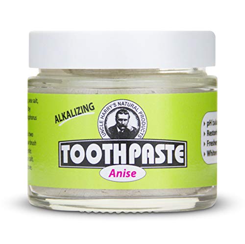 Uncle Harry'S Anise Remineralizing Toothpaste Natural Whitening Toothpaste Freshens Breath & Promotes Enamel Vegan Fluoride Fr