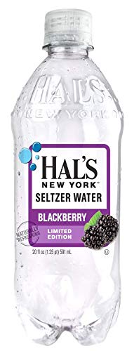 Hal's New York Seltzer Water Variety Pack, 20 Fl Oz (24 Count) - Refreshing Flavors for Ultimate Hydration
