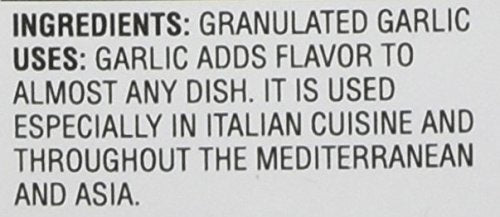 Chef'S Quality Granulated Garlic, 20 Ounce