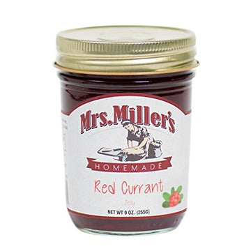 Mrs. Millers Amish Made Red Currant Jelly 9 Ounce (Pack of 2)