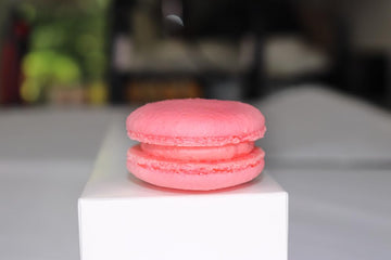 French Macarons - Strawberry Macarons, 24 Count
