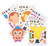 MAKE ZOO ANIMAL STICKERS - 12 COUNT (OVER-STOCK SALE)