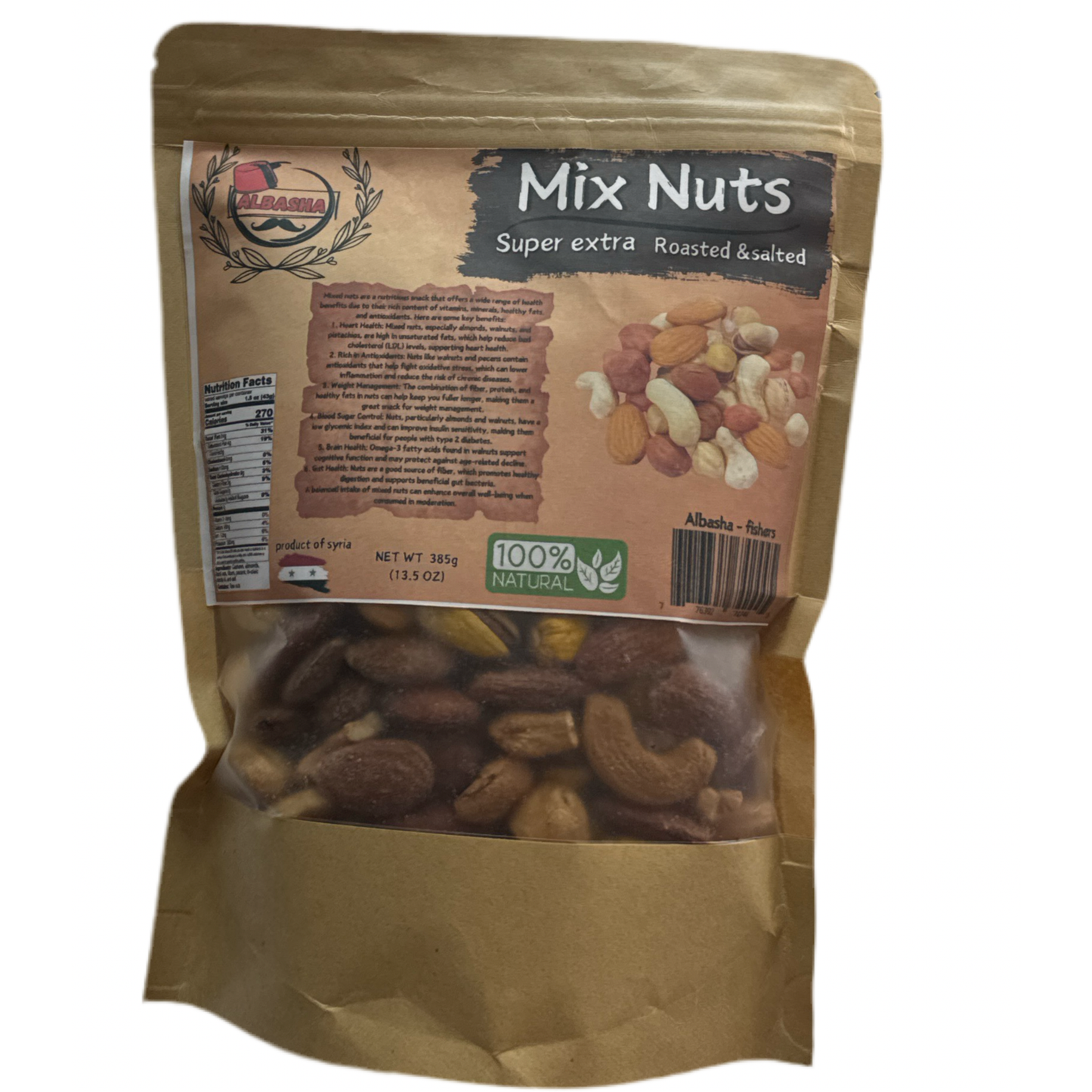 Premium Mixed Nuts Blend – Almonds, Cashews, Walnuts & Pecans