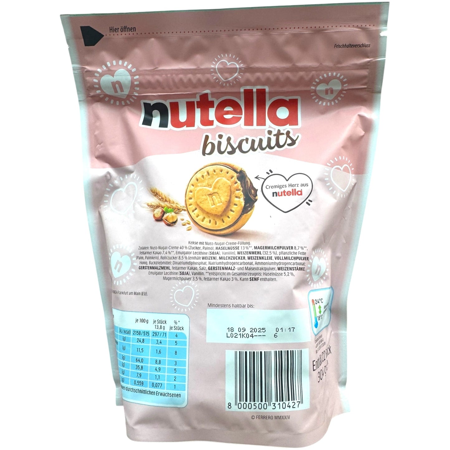 Nutella Chocolate Biscuits – Hazelnut Cream-Filled Snack