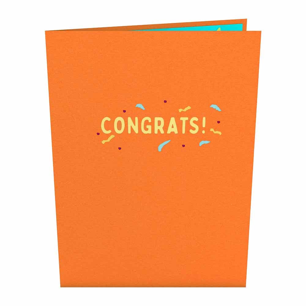 Congrats Trophy 5''x7'' Pop-Up Cards