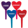 Talking Heart Picks - Asst. 12 or 72 pcs