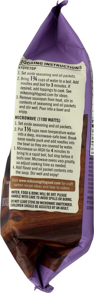 Mikes Mighty good Ramen Tonkotsu Pork Spicy Pillow Pack 2.4 Ounce
